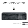 Miniatyrbild 6 av 6: Trådlöst tangentbord - LOGITECH - MX Keys S - Bluetooth - Bakgrundsbelyst - Tysta tangenter - Grafit