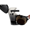 Miniatyrbild 5 av 6: MELITTA 1010-14 Easy Timer programmerbar filterkaffebryggare - Svart