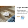 Miniatyrbild 6 av 6: Roborock QRevo Plus Vit robotdammsugare med multifunktionsstation - 7000 Pa effekt - Utdragbar mopp
