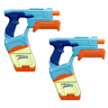 Miniatyrbild 2 av 6: Nerf Dunk-Fill, 2-pack Water Blasters, Easy Instant Fill tankar, vattenleksaker, Super Soaker, Ages 6 och uppåt