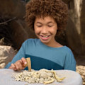 Miniatyrbild 3 av 3: Grävspel - ZURU - ROBO ALIVE Dino Fossil Find - 4 dinosaurier att montera - Rock and Slime - Fossiler att samla