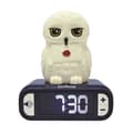LEXIBOOK Digital Nattlampa Väckarklocka - Hedwig - 3D Ljus och Ljud - Barn