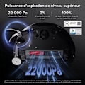 Miniatyrbild 3 av 6: ROBOROCK SAROS 10 R&D-system - Robotdammsugare med helt fristående vattenbas - 22000 Pa - Infällbar LDS