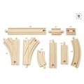 Miniatyrbild 3 av 4: BRIO World - 33402 - Evolution Intermediate Set -16 Rails