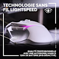 Miniatyrbild 3 av 6: Logitech - G502 X Plus Lightspeed Mouse Gaming RVB Wireless - LightFor Hybrid -knappar, Gaming Hero 25K - White Sensor