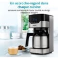 Miniatyrbild 3 av 6: Programmerbar filterkaffebryggare med karaff - MEDION - MD 18458 - isotermisk - 900W - 1,2 L