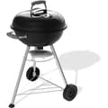 Weber Compact Kettle Charcoal Grill - 47 cm diameter - emaljerat stål - luftventil - 6 kuvert - svart