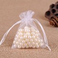 Miniatyrbild 2 av 6: Organza Pouches, 9 x 7cm, White