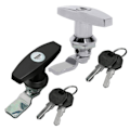 Miniatyrbild 5 av 10: Lastbil, T-handtag, Lås, Trailer, Spärr, SVART, Black Black