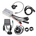 Miniatyrbilde 1 av 4: Sykkel Lithium Batteri Konverteringssett 15A Kontroller GD06 LCD Display 1 til 2 Koblingslinje Sett for 250W 350W Motor
