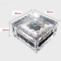 Miniatyrbild 2 av 5: Utomhussolljus Kristallglas Ice Brick Varm, Solar Brick Positive white light