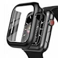Miniatyrbild 1 av 4: Apple Watch, 44MM, Stilig, Stötdämpande Skal, Härdat Glas, 2in1, silver
