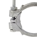 Miniatyrbillede 4 af 8: Slangeklemme Galvaniseret Kulstofstål Justerbar Rørklemme til Gummiringstål Rør 88-96mm
