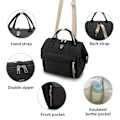 Miniatyrbilde 4 av 5: Mammaveske håndholdt skulder diagonal cross shoulder bag mor og babyveske