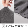 Miniatyrbild 4 av 4: Super Stretch Soffskydd – Spandex Halksäker Mjuk Soffskydd, Tvättsbart Möbelskydd med Halksäker Skum och Elastisk Botten för Light Gray