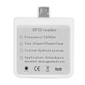 Miniatyrbild 1 av 2: Kontaktlös Mini-kortläsare Adapter ID Mobiltelefon Smart Micro USB Konverter (Vit)