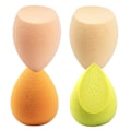 Miniatyrbilde 2 av 4: 4-pakks Makeup-svampsett, Myk svamp for flytende foundation, kremer og pudder, Latexfri våt og tørr Makeup-egg