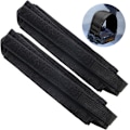 Miniatyrbilde 2 av 5: 1 Par Universal Sykkelpedalstropper, Justerbare Nylon Pedalstropper Sykkel, Anti-Skli Sykkelstropper for Fastgiret Sykkel (Svart)
