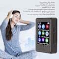 Miniatyrbild 4 av 8: MP3-spelare Bluetooth 5.0 1,77 tum skärm HiFi FM-radio inspelning elektrisk bok foto bärbar MP3 MP4-spelare utan minneskort