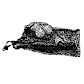 Miniatyrbillede 2 af 4: Holdbar Nylon Mesh Trækpose Golfbold Holder Opbevaringsnetpose Golf Tilbehør (L)