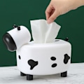 Miniatyrbild 4 av 5: Söt Ko-formad Pappershållare Dekorativ med Söt Tandpetare Dispenser Rolig för Badrum Vardagsrum Hem Kontor Stil 2
