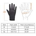 Miniatyrbild 5 av 6: Cykelhandskar Vinterhandskar Dam Herr Sport Varma Touchscreen Löpning Arbets Outdoor Handskar Halkskydd Vindtät Svart Fitness Camping Vandring Ridning