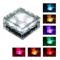Miniatyrbild 3 av 5: Utomhussolljus Kristallglas Ice Brick Varm, Solar Brick colorful light