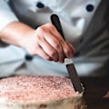 Pikkukuva 4 / 4: Lasituspatula, ammattimainen, kulmikas, siirrettävä kakkupatula 30 cm:n teräskärjellä - paksu sokerikakkuveitsi koristeluun 37*3cm