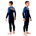 Miniatyrbilde 2 av 4: HISEA Neopren En-delt Lang Erme Barn Gutter Våtdrakt Dykkedrakt Hold Varmt for Snorkling Surfing M125(M125 10 Størrelser)