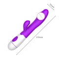 Miniatyrbild 3 av 4: 30 Hastighets Vibrationsdildo Kaninvibrator för Kvinnor USB Laddning Dubbelmotor G-Punkt Vibrator Kvinnliga Sexleksaker