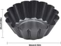 Miniatyrbillede 2 af 7: ING Bageform, Mini Quicheform, Kageform 6,5 cm, Genanvendelig, Til Kage Muffinforme Dåser Pander / Non-stick Cupcake Kageforme / Bageform til Småkager