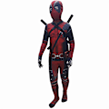 Miniatyrbilde 1 av 4: Deadpool-kostymer for barn, Halloween-antrekk Cosplay-fest Deadpool-kostyme, Barn Deadpool-body Jumpsuit Cosplay-sett 5-13 år 120cm