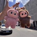 Miniatyrbillede 4 af 5: 6-pakke TIL POP MART LABUBU Monster Spændende Macaron Plysdukke Legetøj Overraskelsesboks sx