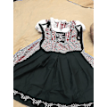 Pikkukuva 5 / 5: Naiset Perinteinen Oktoberfest-asu saksalainen olut Wench Dirndl-mekko essulla Asuste Juhlamekko Xs-6xl Plus-koko L