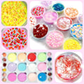 Miniatyrbillede 6 af 7: Julekalender DIY Fluffy Slime Kit Nedtællingskalender V