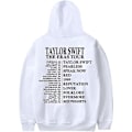 Pikkukuva 4 / 4: Taylor The Eras Tour Swift huppari vetoketjulla Casual huppari taskulla White M