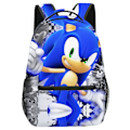 Miniatyrbild 1 av 2: Sonic ryggsäck småbarn karaktär ryggsäck skolmatsäck A