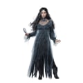 Pikkukuva 2 / 5: Naisten aavemorsian Halloween Cosplay -asu Finklänning black M
