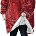 Miniatyrbilde 2 av 5: Oversized hettegenser filt hettegenser Ultra Comfy Sherpa Fleece kjempe sweatshirt for voksen/a