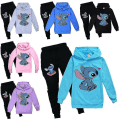 Pikkukuva 1 / 3: Lilo & Stitch Treeniasu 2 osaa Huppari Housut Asusteet Urheiluvaatteet Lapsille Navy V Navy 160cm