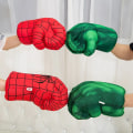Miniatyrbillede 2 af 6: Marvel figur boksehandsker Spiderman Superhero Cosplay Handsker Spiderman A left hand