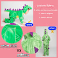 Pikkukuva 3 / 9: 5 kpl Dinosaurus Lapset Puku Cosplay W V S