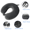 Miniatyrbillede 3 af 10: Rejsepude Memory Foam GRÅ Yz grey