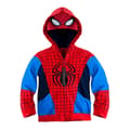 Barn Gutter Superhelter Spider-man Hettegenser Zip Hettejakke Topp spiderman V spiderman 120