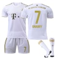 Miniatyrbilde 1 av 2: 2022-2023 Ny sesong FC Bayern München Fotballdrakter Fotballuniformer T-skjorter trøye - V 22 23 GNABRY 7 adults S(165-170CM)