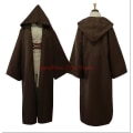 Miniatyrbillede 1 af 5: Star Wars Cosplay Kostume Anakin Skywalker Replika Jedi Kåbe Fantasia Mænd Halloween Cosplay Jedi Kostume Til Mænd Plus Størrelse 4XL Coffee Full Set M