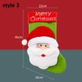 Miniatyrbilde 6 av 11: Stor julstrømpe Santa Claus strømper Godis gavepose style 5