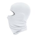 Miniatyrbild 8 av 9: Balaklava / skidmask / MC-huva Vit