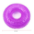 Miniatyrbild 2 av 6: Pet Bitt Resistant Sounding Toy Ball, Stor Hund Med Hulling Purple