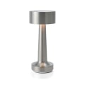 Miniatyrbild 1 av 5: Touch Sensor Bar Uppladdningsbara bordslampor Hotellbordslampa Silver